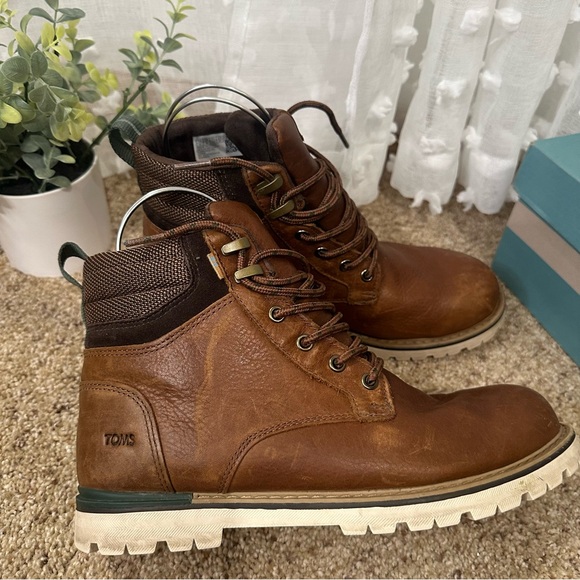 Toms Other - Toms Men’s Ashland 2.0 Waterproof Topaz Brown Leather Boots